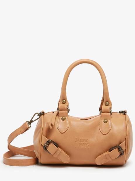 Cross Body Tas Strappy Leder Basilic pepper Bruin strappy BSTR01